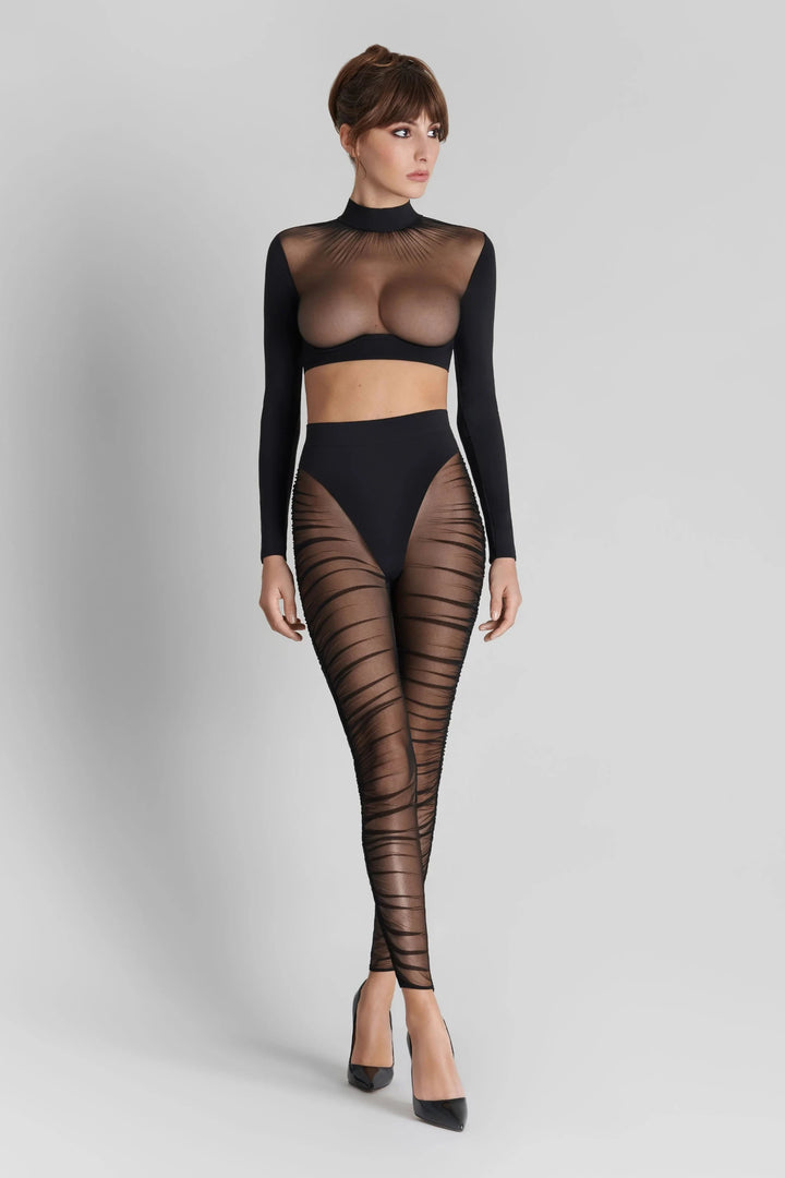 Scandale X Maison Close Nuit Fauve Legging