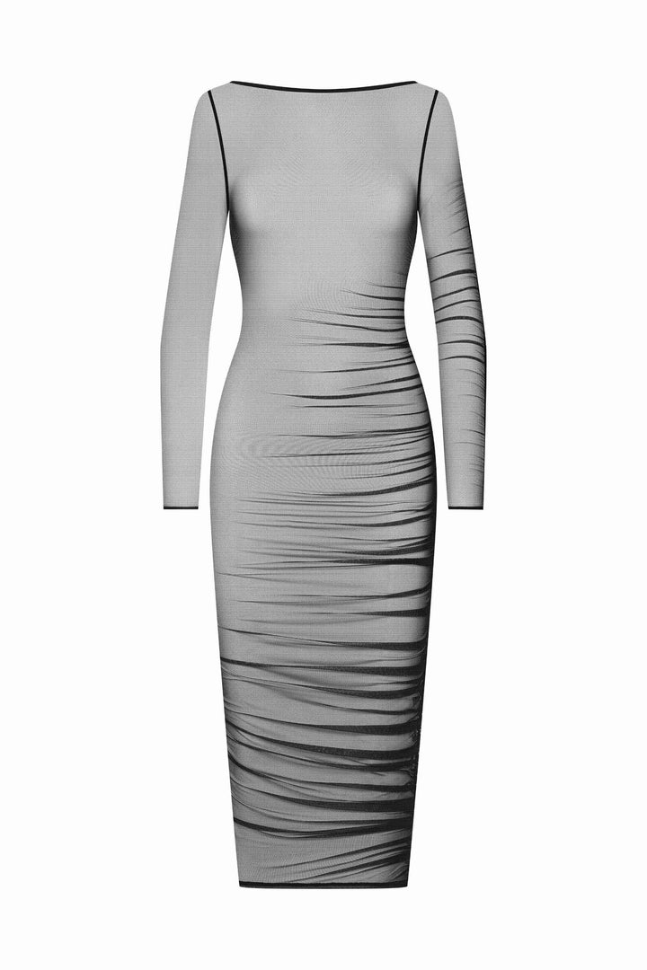 Scandale X Maison Close Nuit Fauve Midi Dress