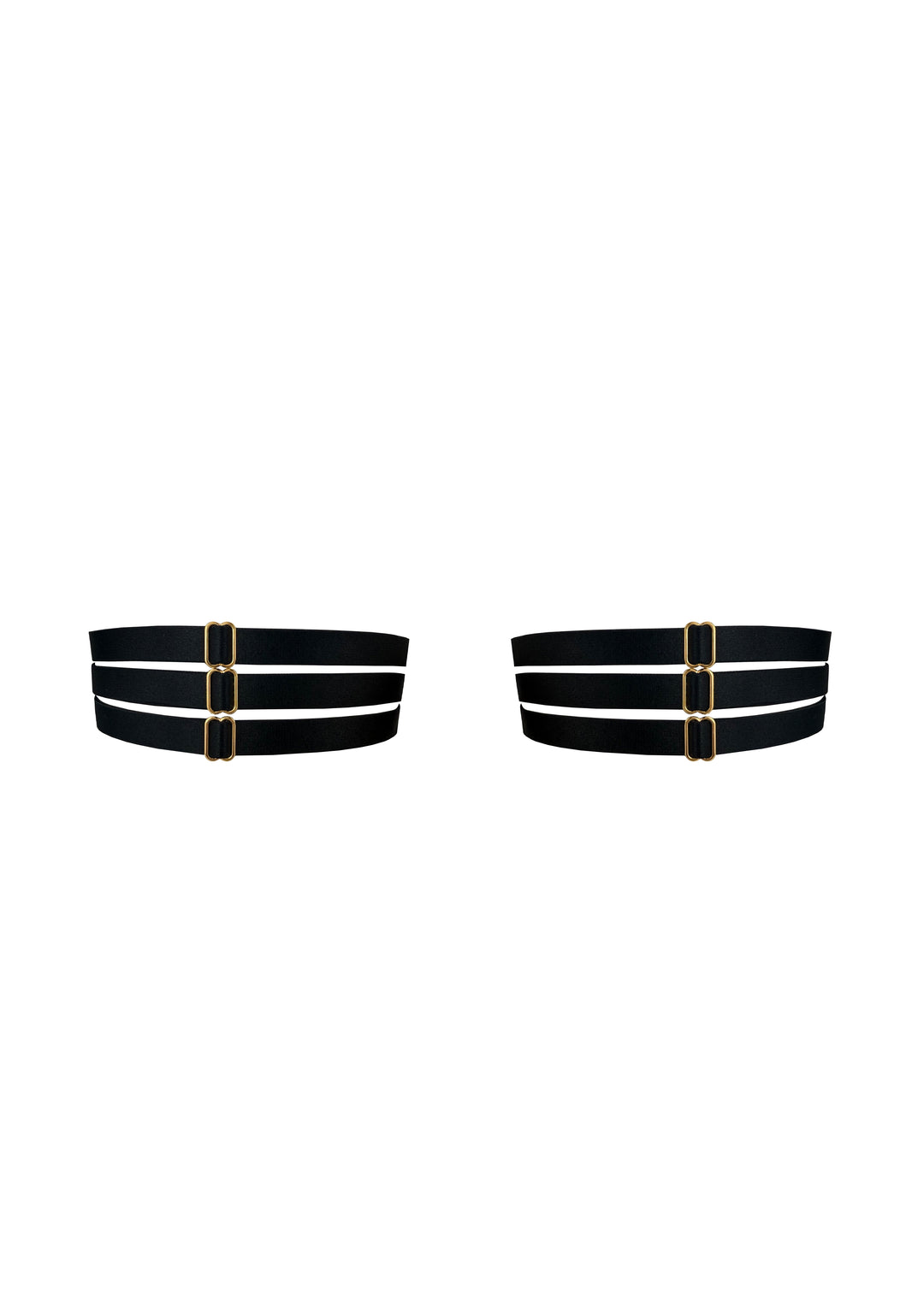 Bordelle Pearl Leg Garters Black