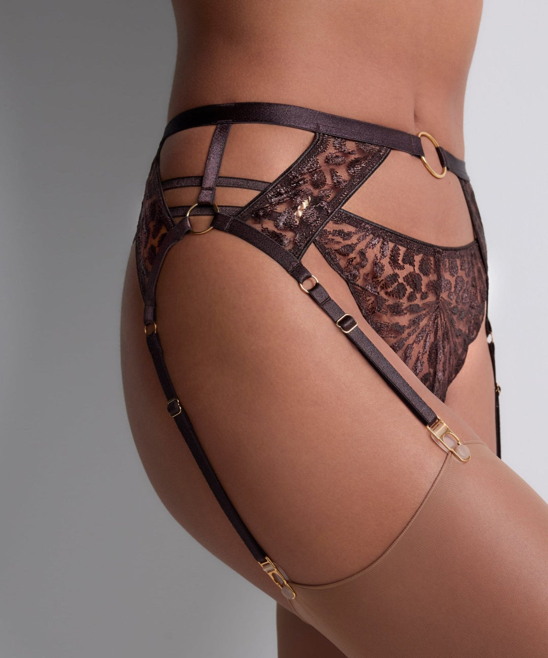 Aubade Crazy In Love Suspender Belt - Sugar Cookies Lingerie