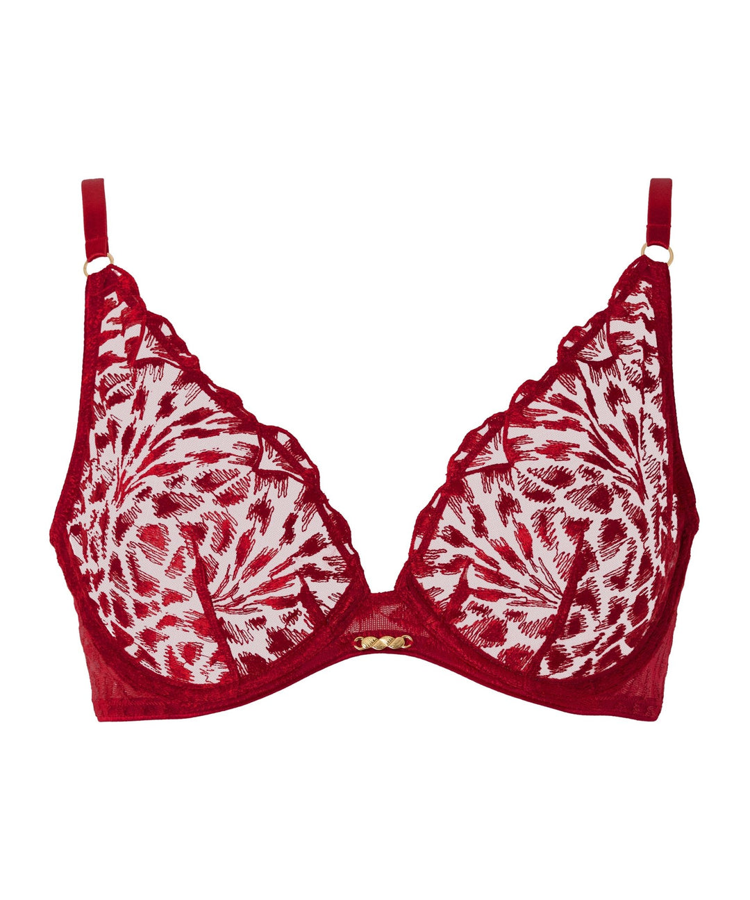 Aubade Crazy In Love Triangle Underwire Bra - Sugar Cookies Lingerie