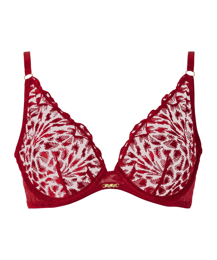 Aubade Crazy In Love Triangle Underwire Bra - Sugar Cookies Lingerie