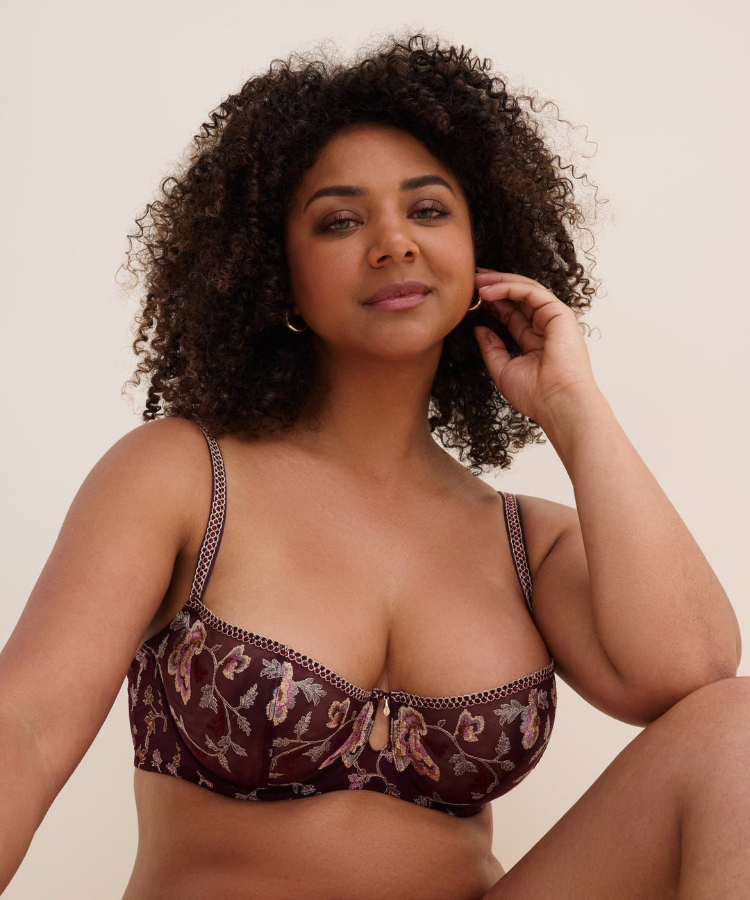 Aubade Midnight Opera Half Cup Bra - Sugar Cookies Lingerie
