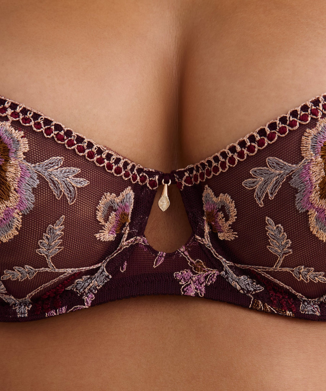 Aubade Midnight Opera Half Cup Bra - Sugar Cookies Lingerie