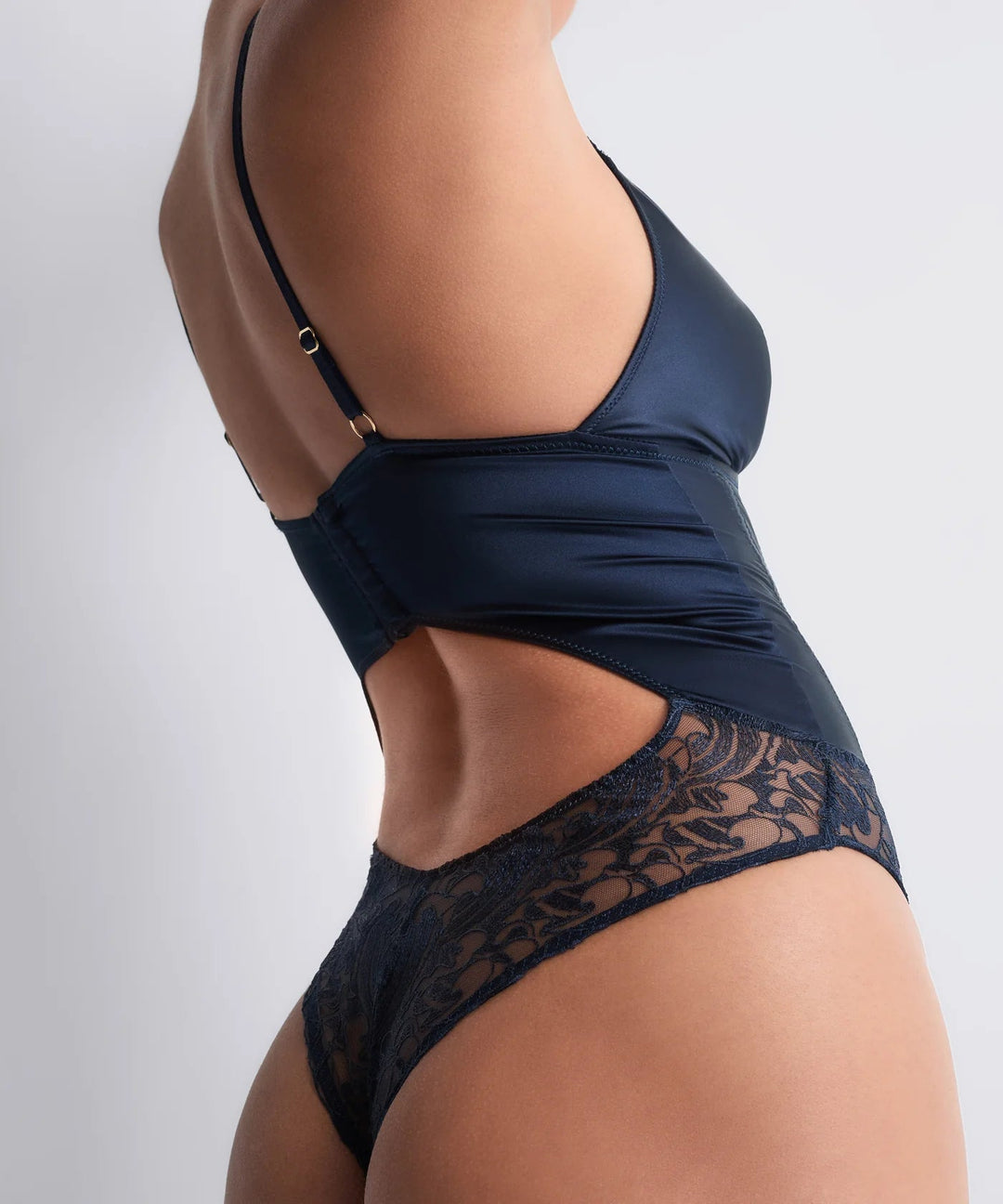 Aubade Satin Memories Bodysuit - Sugar Cookies Lingerie