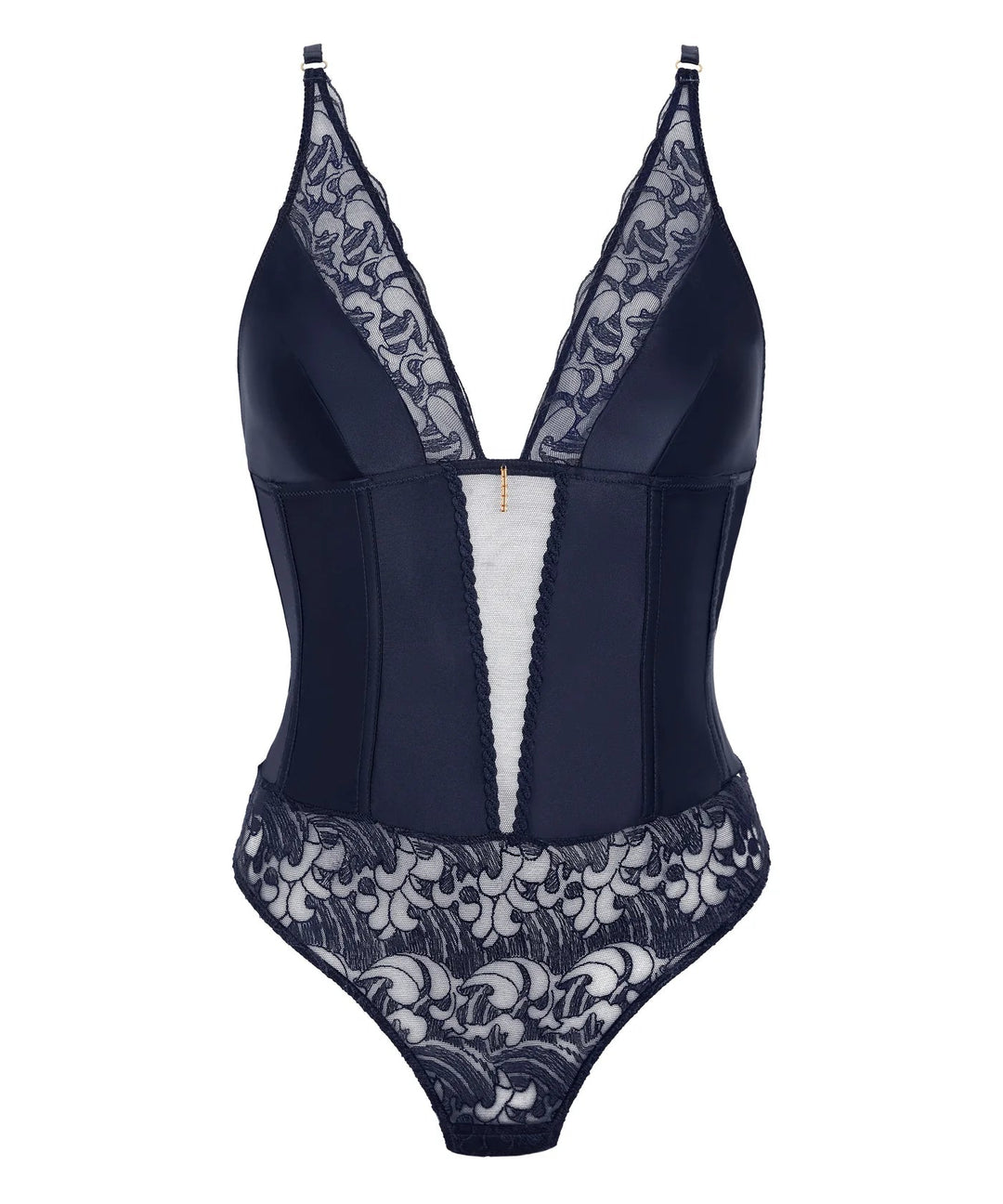 Aubade Satin Memories Bodysuit - Sugar Cookies Lingerie