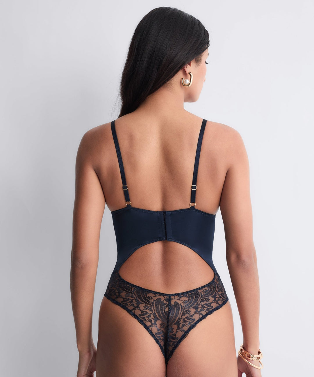 Aubade Satin Memories Bodysuit - Sugar Cookies Lingerie