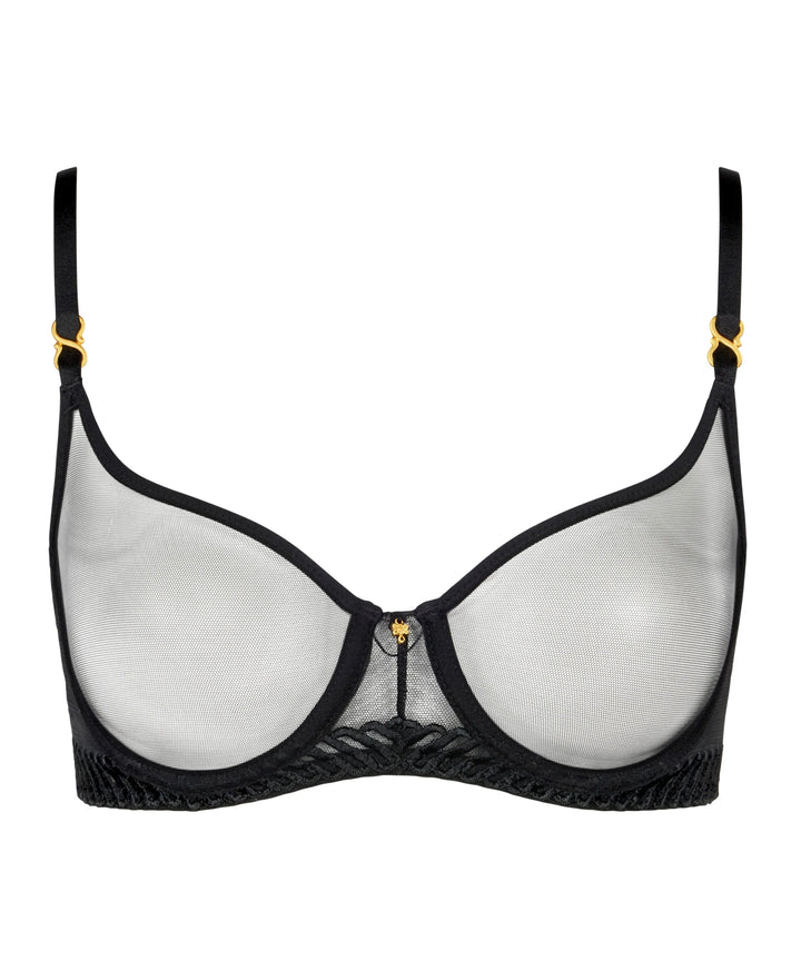 Aubade Sheer Emotion Half Cup Bra - Sugar Cookies Lingerie