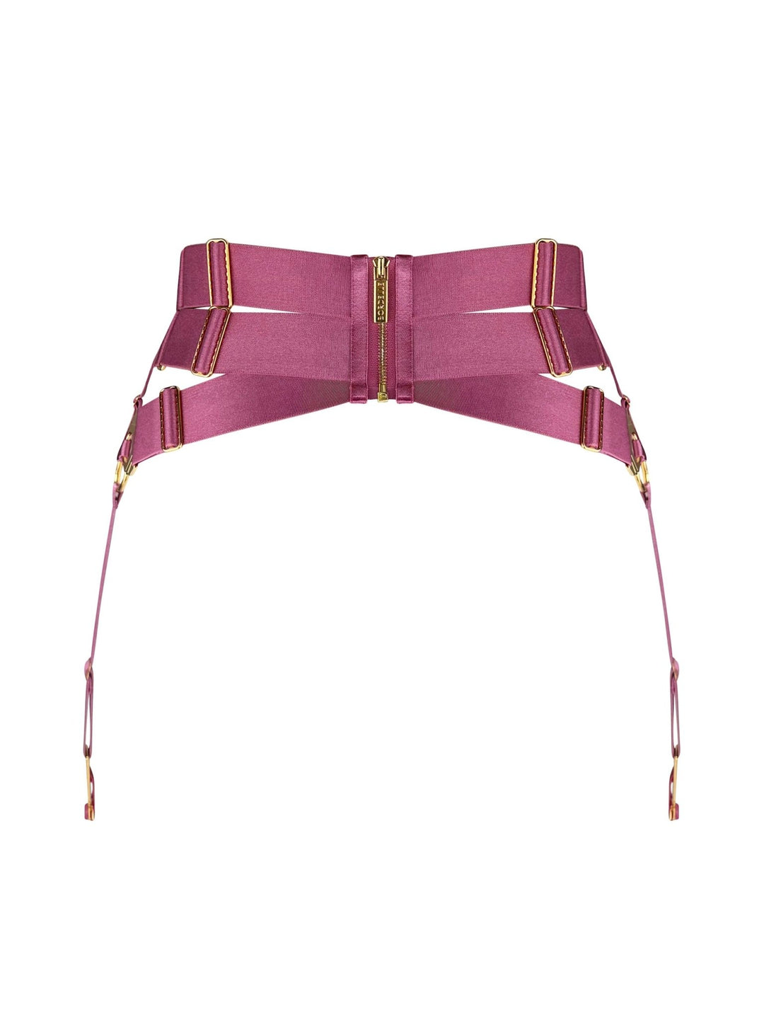 Bordelle Melusina Suspender Belt Raspberry - Sugar Cookies Lingerie