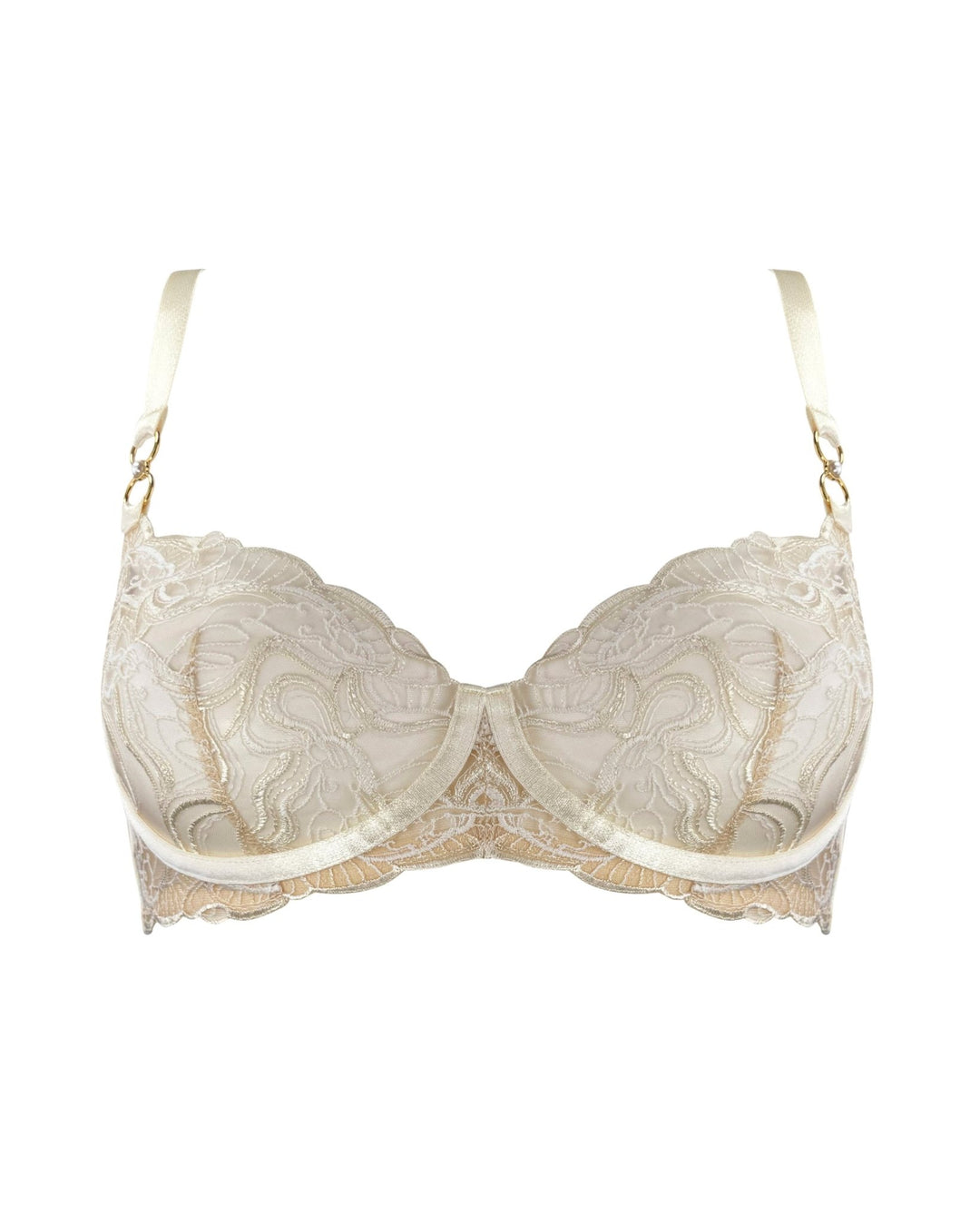 Bordelle Pearl Balconette Wire Bra - Sugar Cookies Lingerie