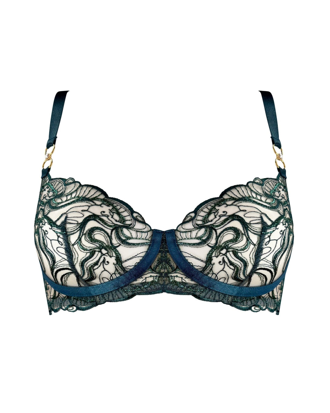 Bordelle Pearl Balconette Wire Bra - Sugar Cookies Lingerie