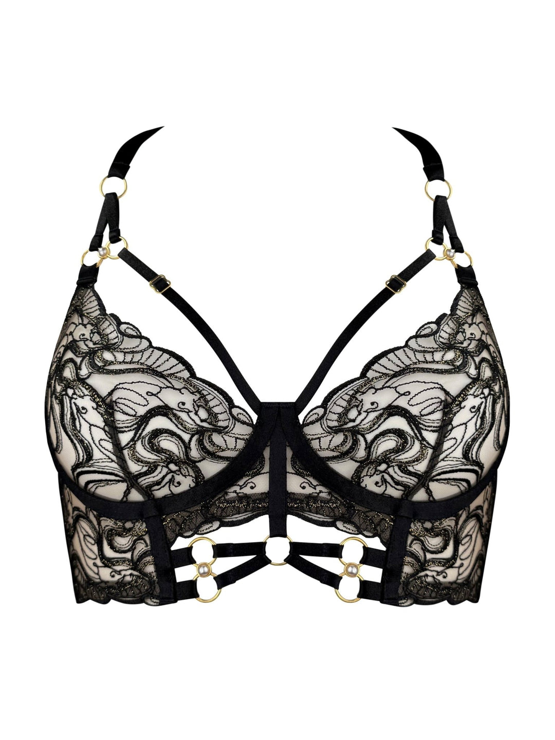 Bordelle Pearl Bodice Bra - Sugar Cookies Lingerie