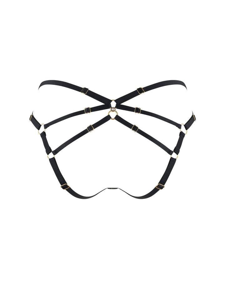 Bordelle Pearl Open Back Brief - Sugar Cookies Lingerie