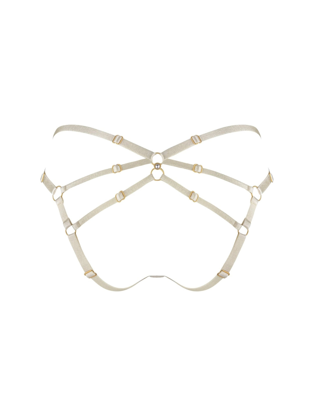 Bordelle Pearl Open Back Brief - Sugar Cookies Lingerie