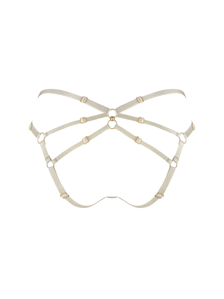 Bordelle Pearl Open Back Brief - Sugar Cookies Lingerie