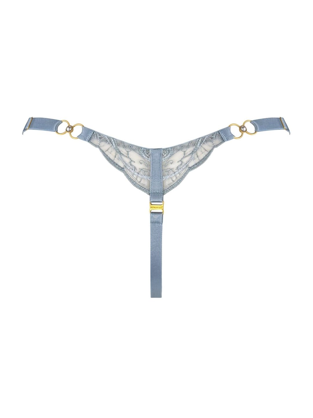 Bordelle Pearl Strap Thong - Sugar Cookies Lingerie