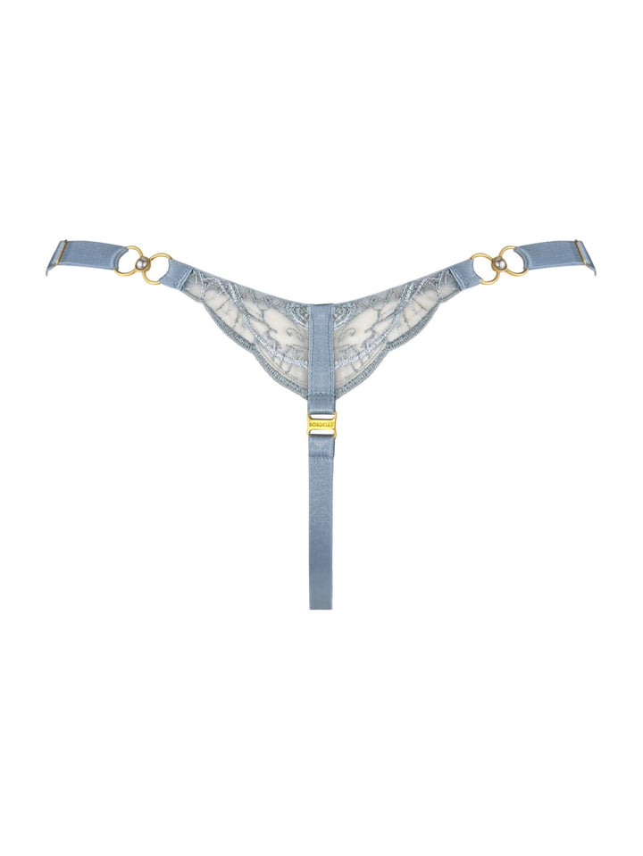 Bordelle Pearl Strap Thong - Sugar Cookies Lingerie