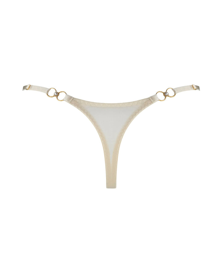 Bordelle Pearl Thong - Sugar Cookies Lingerie
