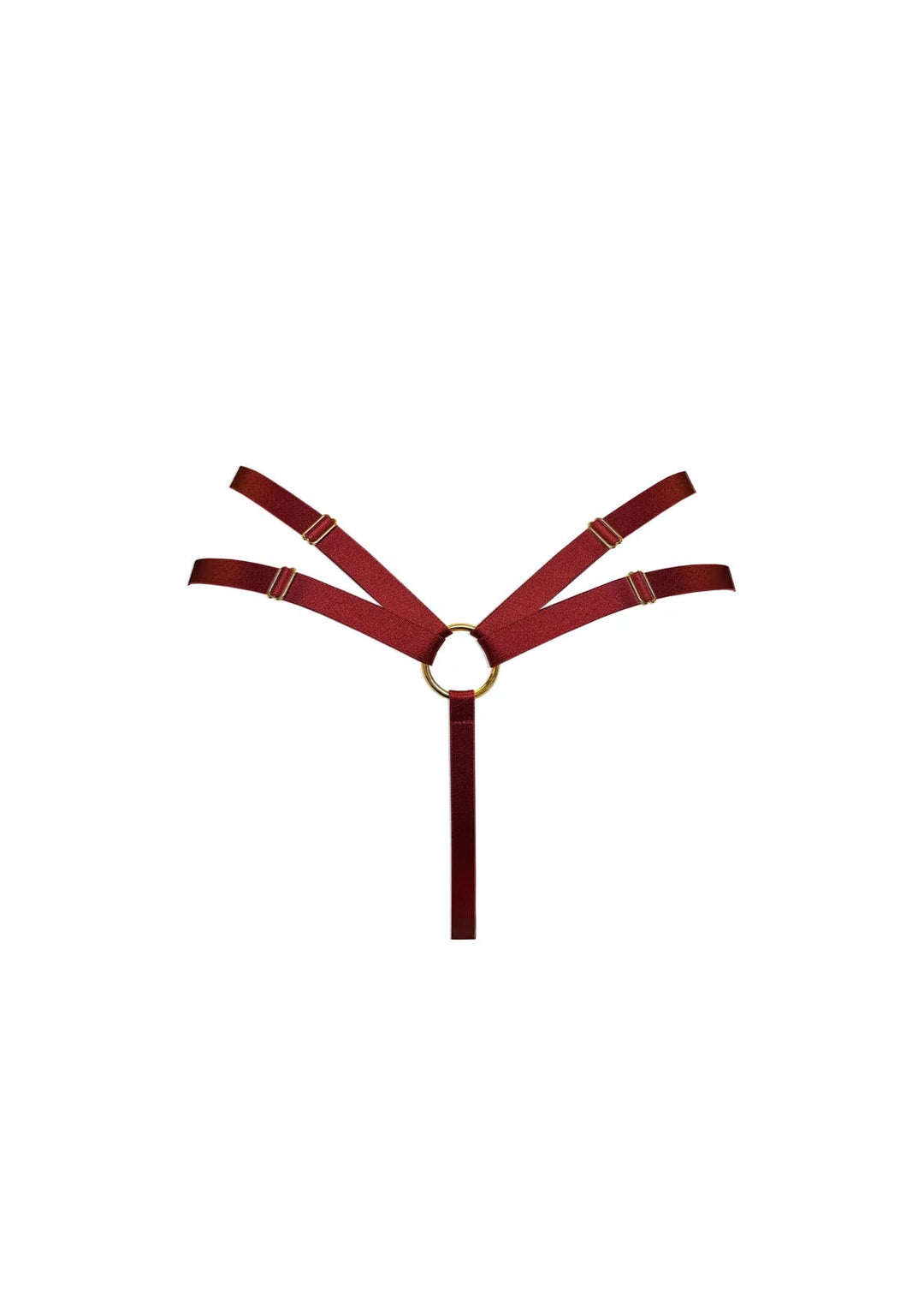 Bordelle Signature Harness Thong - Sugar Cookies Lingerie