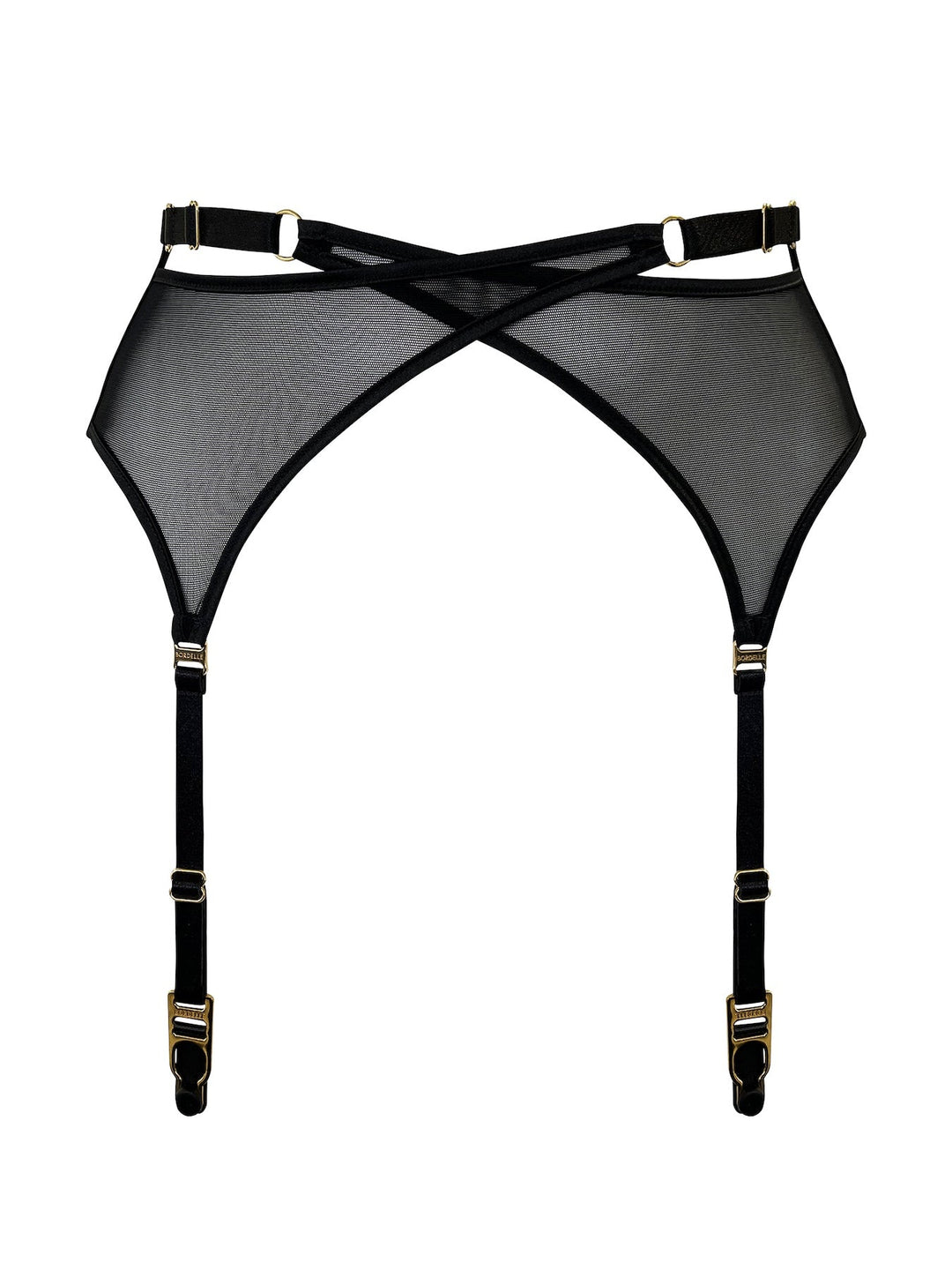 Bordelle Signature Mesh Wrap Suspender Belt - Sugar Cookies Lingerie Bordelle Signature Mesh Wrap Suspender Belt - Sugar Cookies Lingerie