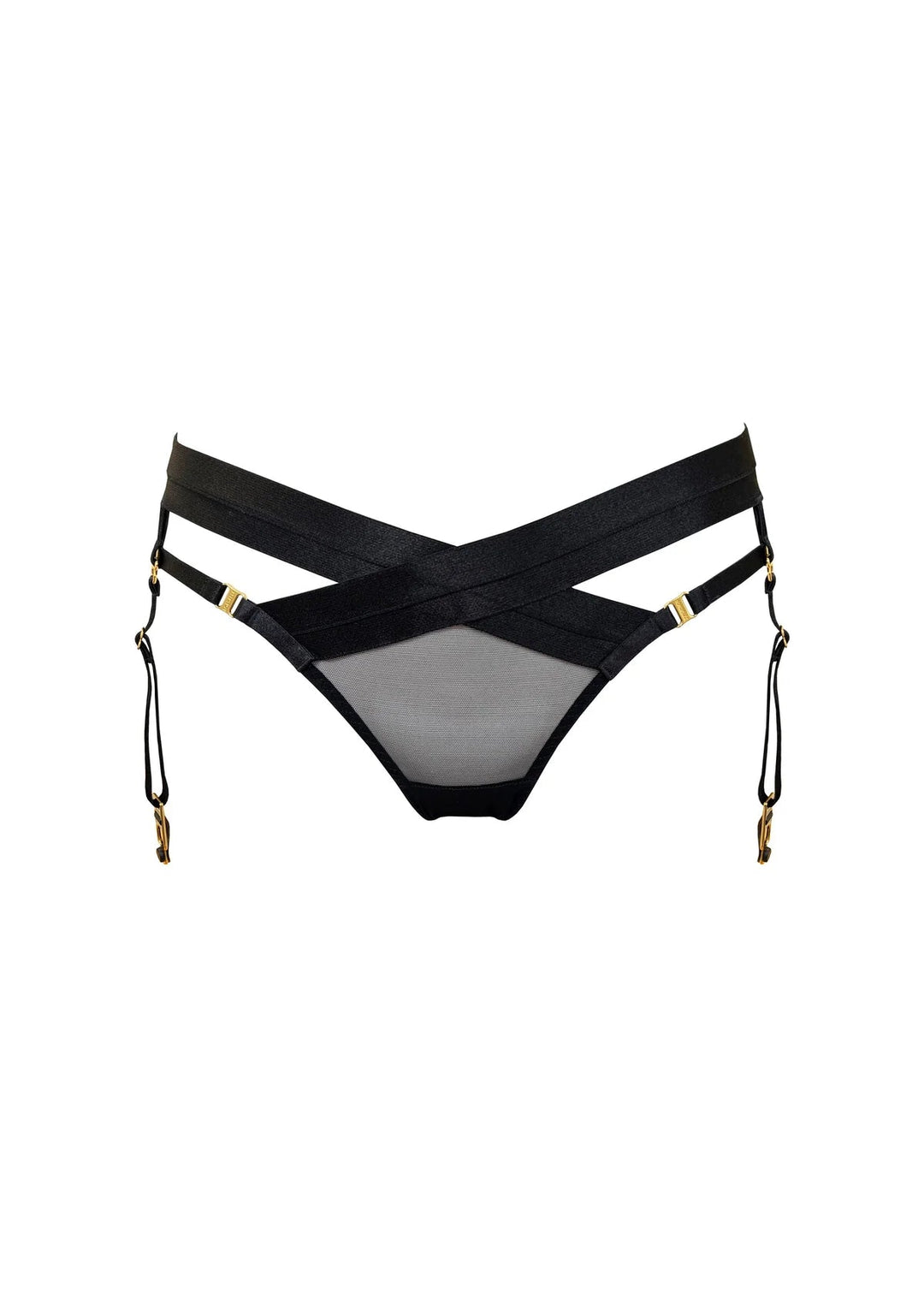 Bordelle Signature Panelled Suspender Brief - Sugar Cookies Lingerie