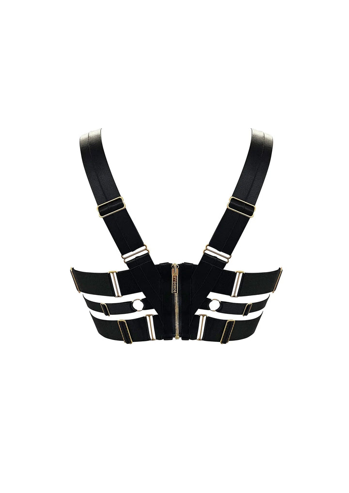 Bordelle Signature Silk Longline Bra - Sugar Cookies Lingerie