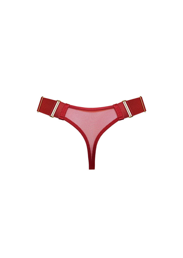 Bordelle Signature Wide Strap Thong - Sugar Cookies Lingerie