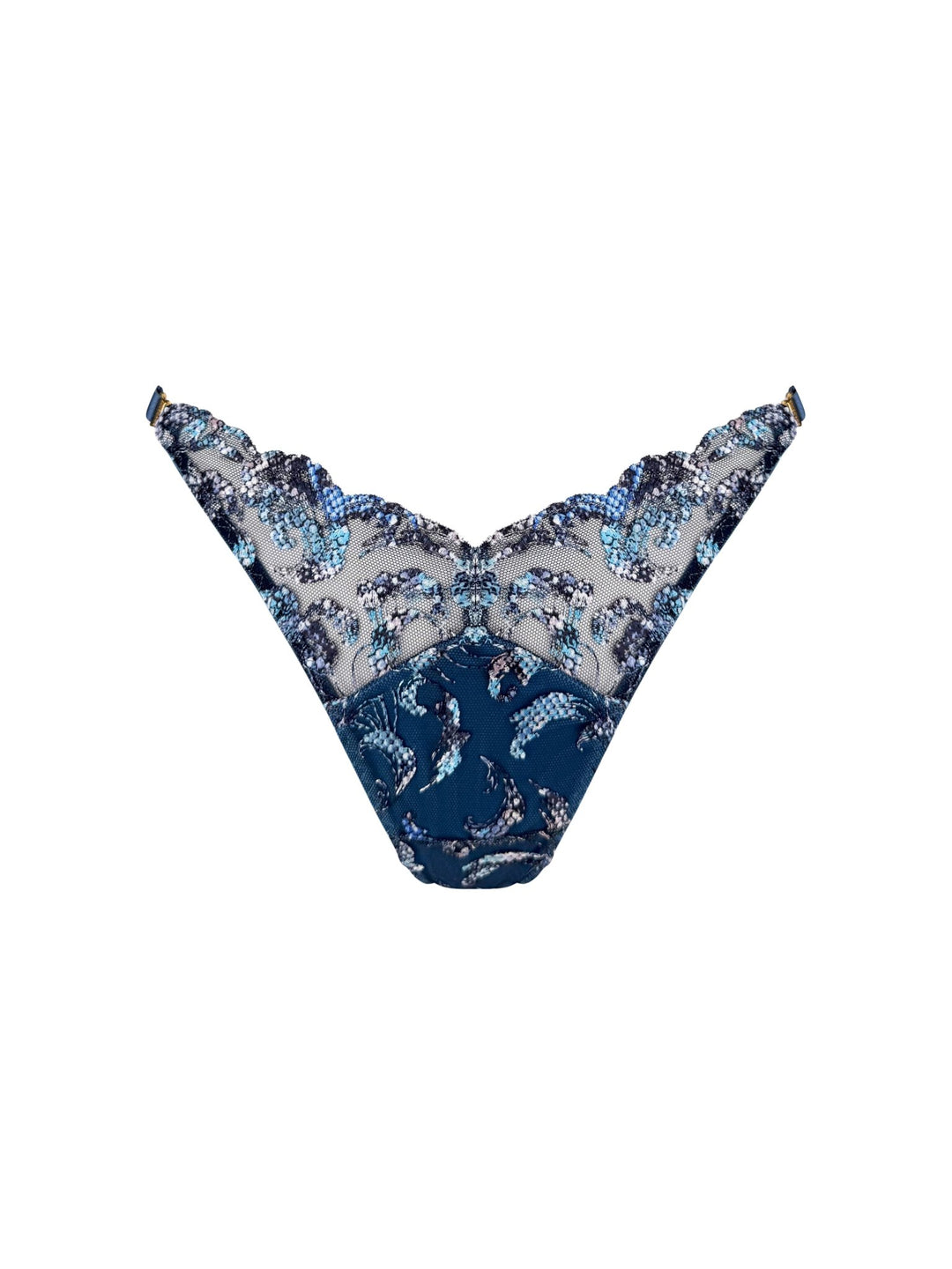 Bordelle Siren Strap Thong - Sugar Cookies Lingerie