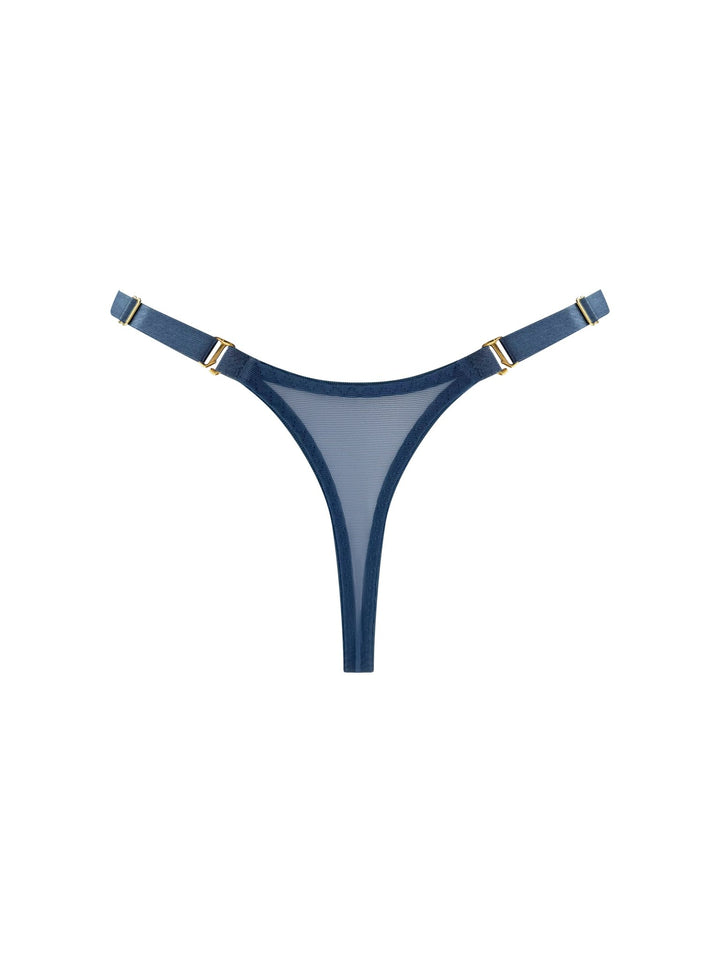 Bordelle Siren Strap Thong - Sugar Cookies Lingerie