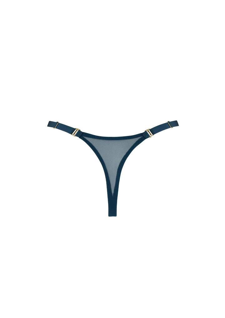 Bordelle Zenna Mesh Thong - Sugar Cookies Lingerie