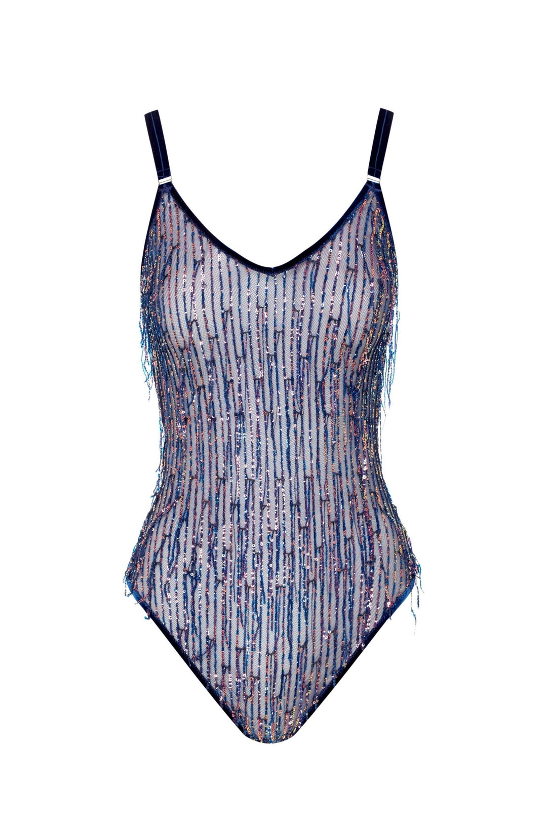 Cadolle Fringe Charleston Bodysuit - Sugar Cookies Lingerie