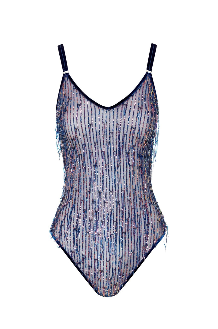 Cadolle Fringe Charleston Bodysuit - Sugar Cookies Lingerie