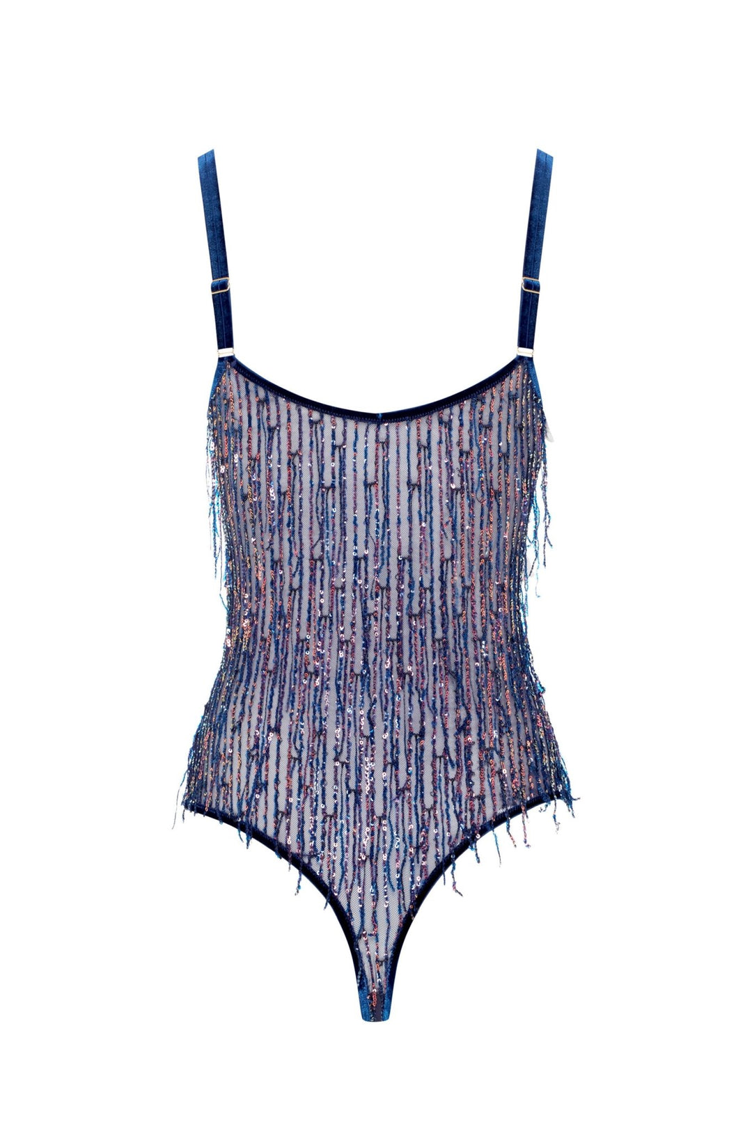 Cadolle Fringe Charleston Bodysuit - Sugar Cookies Lingerie