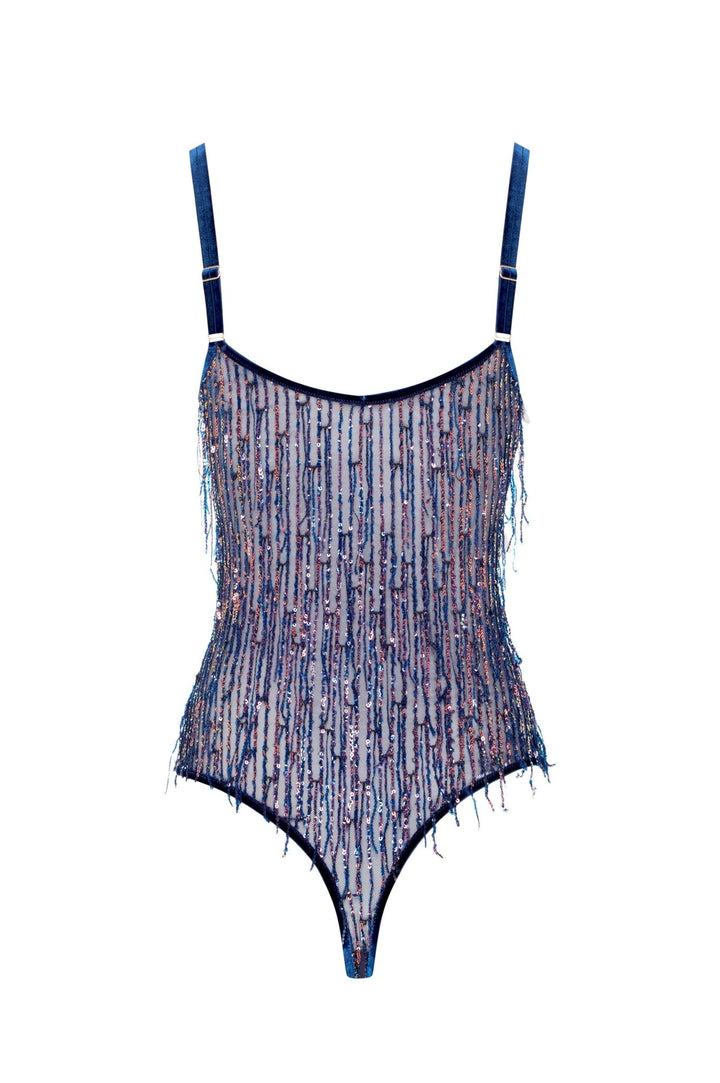 Cadolle Fringe Charleston Bodysuit - Sugar Cookies Lingerie