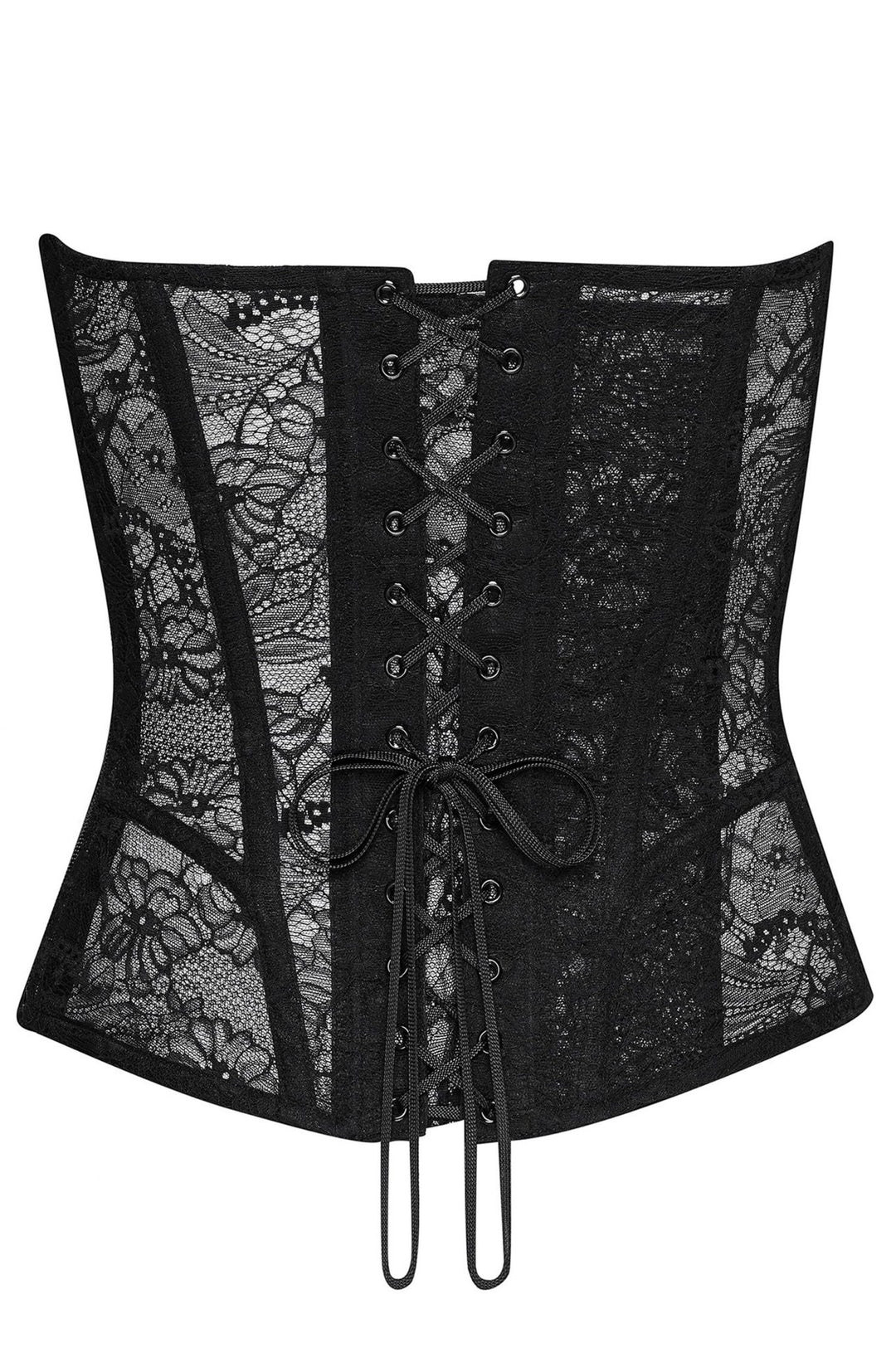Cadolle Malia Black Lace Corset - Sugar Cookies Lingerie