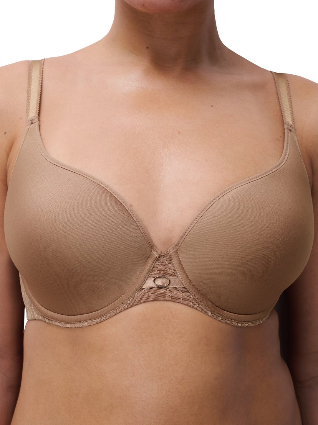 Chantelle Belle Plunge Spacer T-Shirt Bra - Sugar Cookies Lingerie