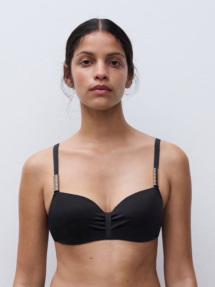 Chantelle Icon Demi Underwire Swim Top - Sugar Cookies Lingerie