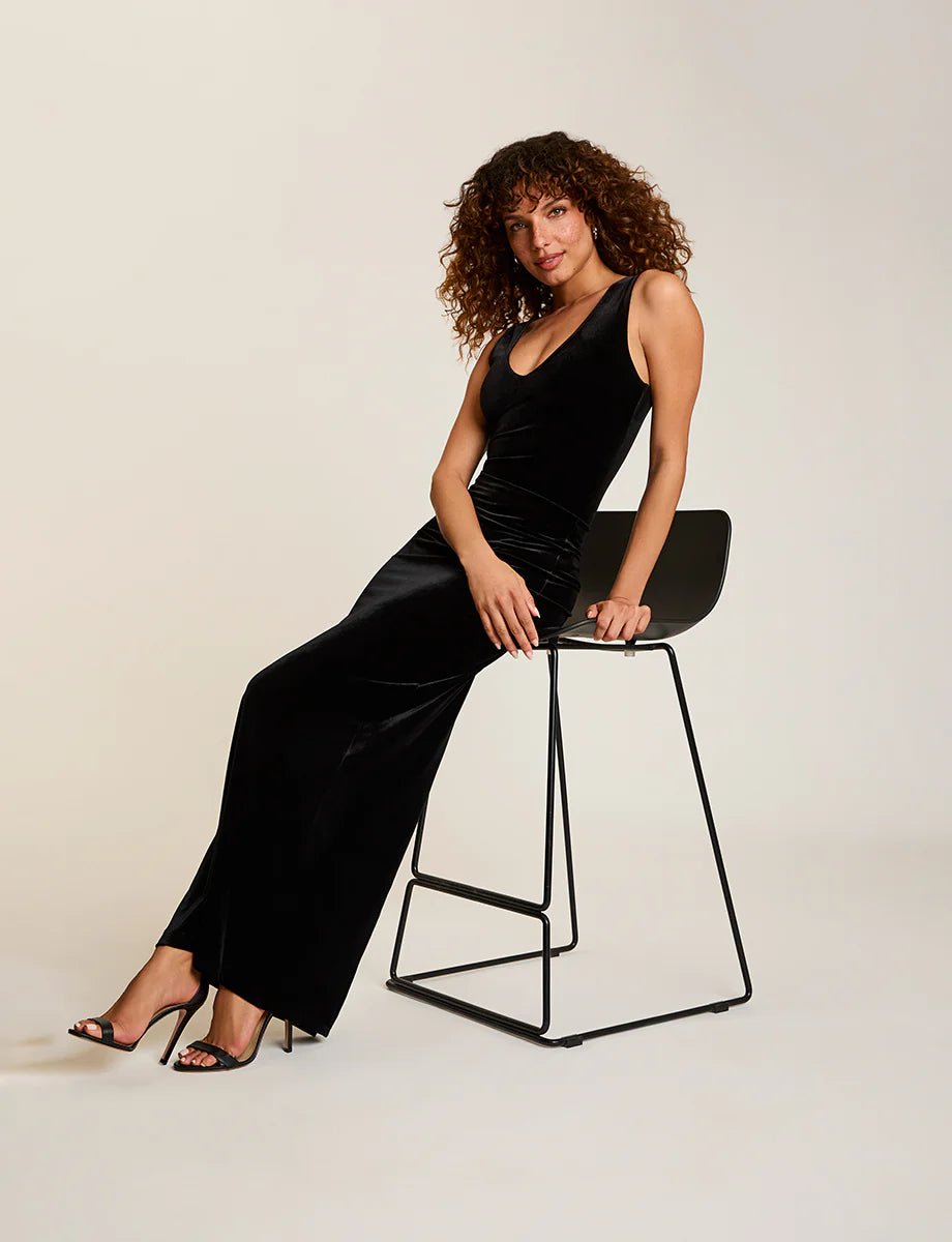 Commando Velvet Maxi Column Skirt - Sugar Cookies Lingerie