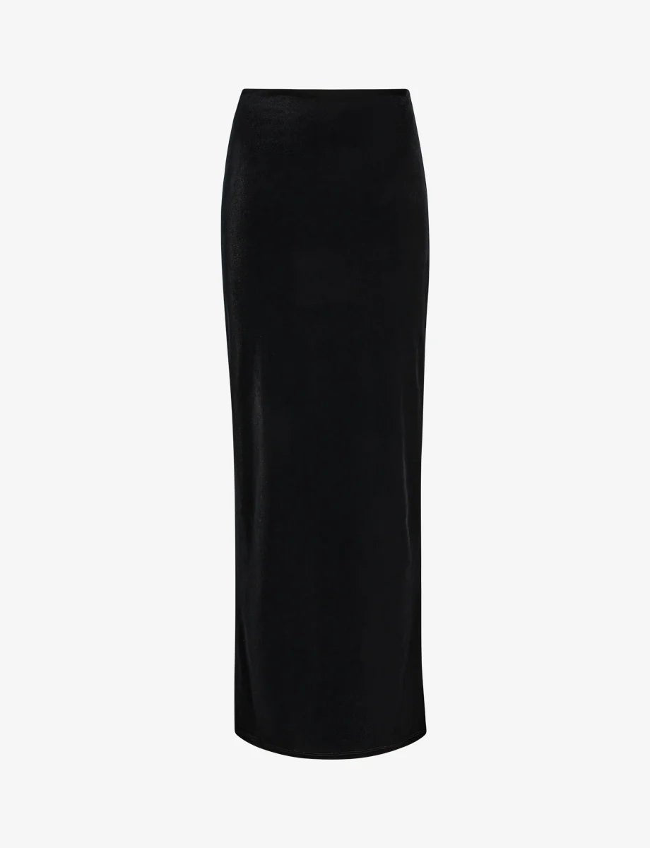 Commando Velvet Maxi Column Skirt - Sugar Cookies Lingerie