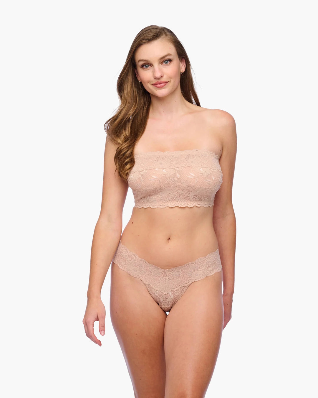 Cosabella Never Say Never Curvy Flirtie Bandeau Bra - Sugar Cookies Lingerie