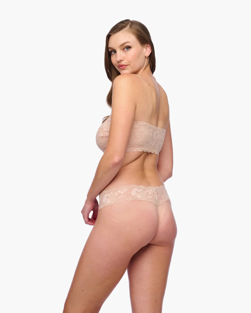 Cosabella Never Say Never Curvy Flirtie Bandeau Bra - Sugar Cookies Lingerie