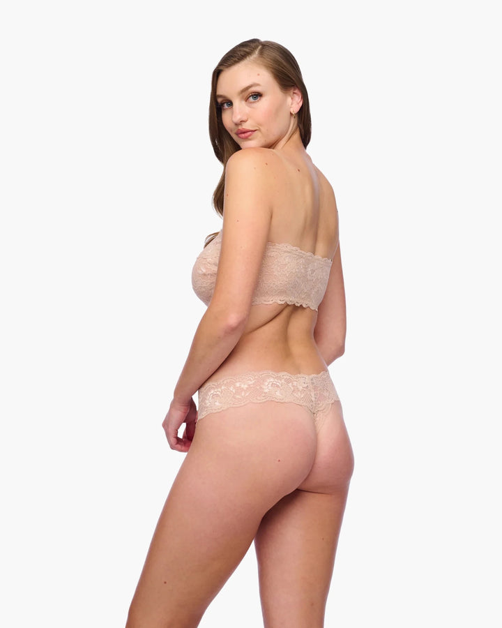 Cosabella Never Say Never Curvy Flirtie Bandeau Bra - Sugar Cookies Lingerie