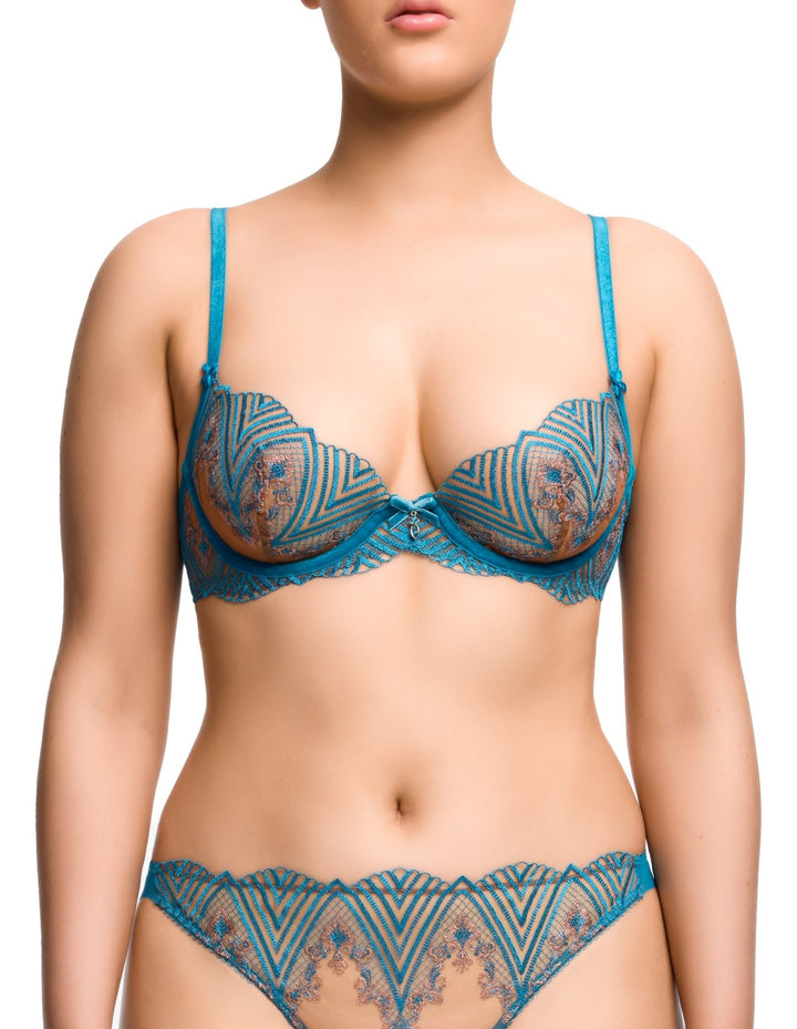 Dita Von Teese Fortunia Plunge Bra - Sugar Cookies Lingerie