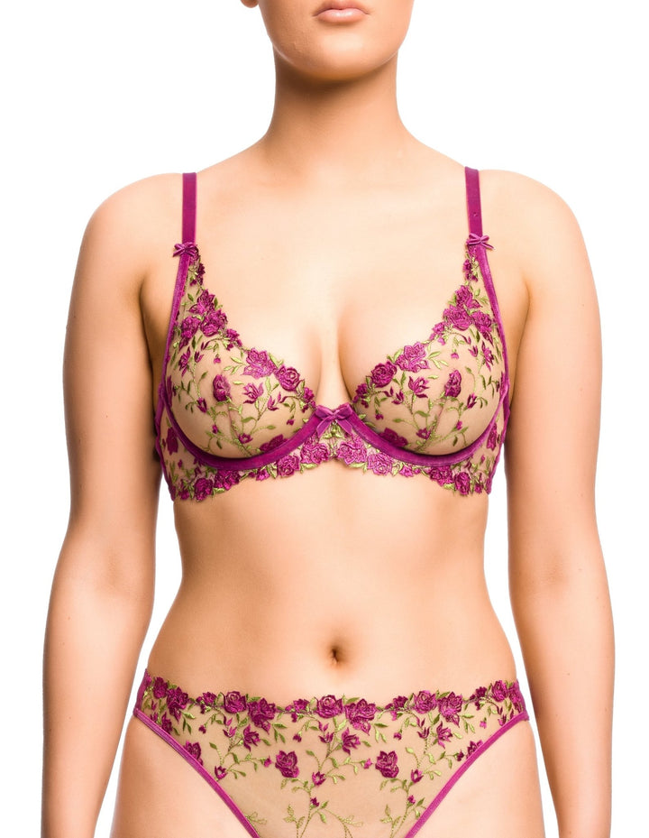 Dita Von Teese Rosewyn Plunge Bra - Sugar Cookies Lingerie
