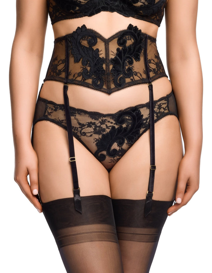Dita Von Teese Velveteese Suspender Belt - Sugar Cookies Lingerie