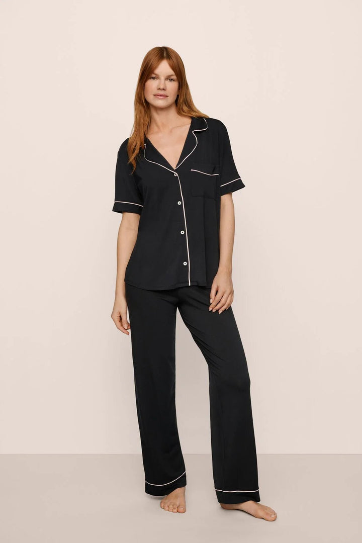 Eberjey Gisele Modal Short Sleeve & Pant PJ Set - Sugar Cookies Lingerie