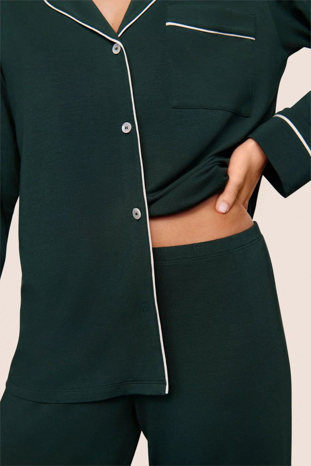 Eberjey Gisele Model Long PJ Set - Sugar Cookies Lingerie