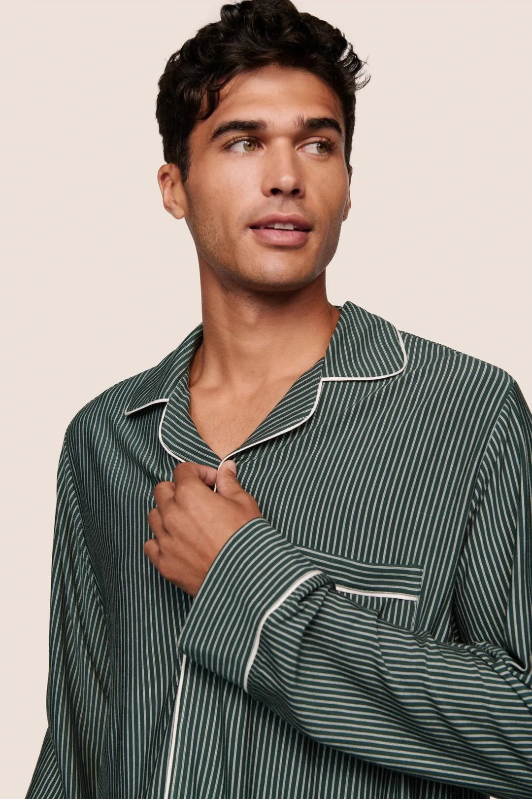 Eberjey William Printed Modal Long PJ Set - Sugar Cookies Lingerie