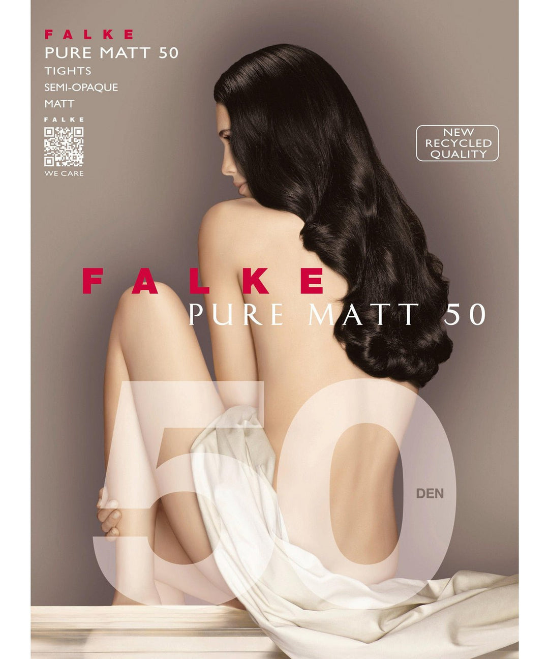Falke Pure Matt 50 DEN Tights - Sugar Cookies Lingerie
