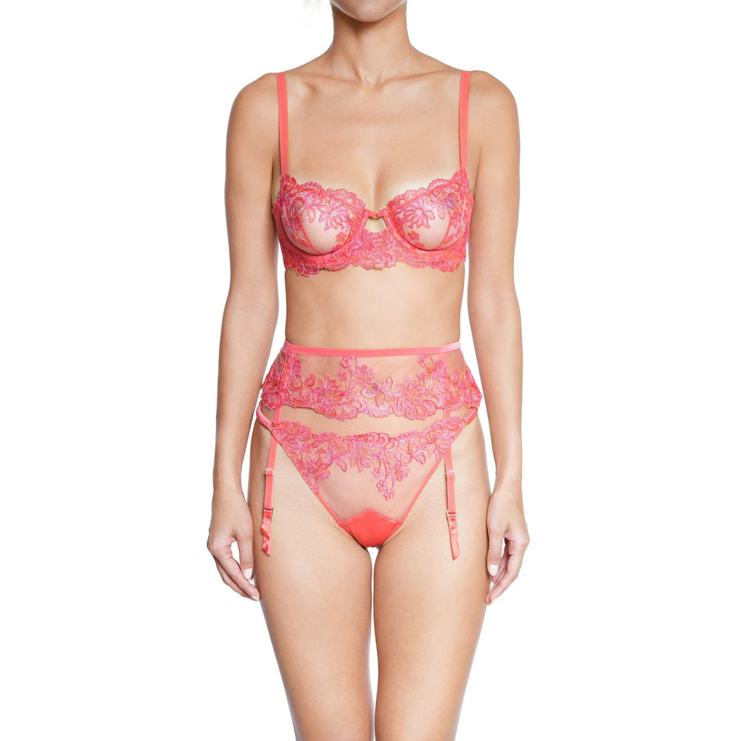 Huit Bonbon Rose Garter Belt - Sugar Cookies Lingerie